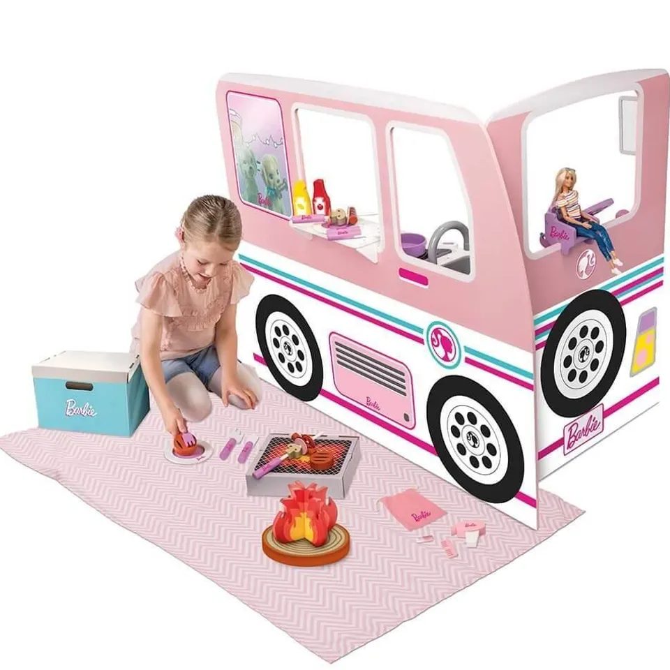 BOXED BARBIE DELUXE WOODEN CAMPERVAN - COLLECTION ONLY RRP £100