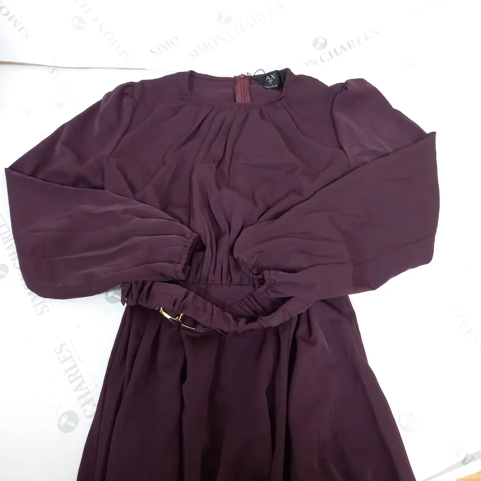 AX PARIS BELTED SKATER DRESS SIZE 10