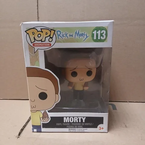 FUNKO POP! RICK AND MORTY MORTY VINYL FIGURE #113 – BOXED