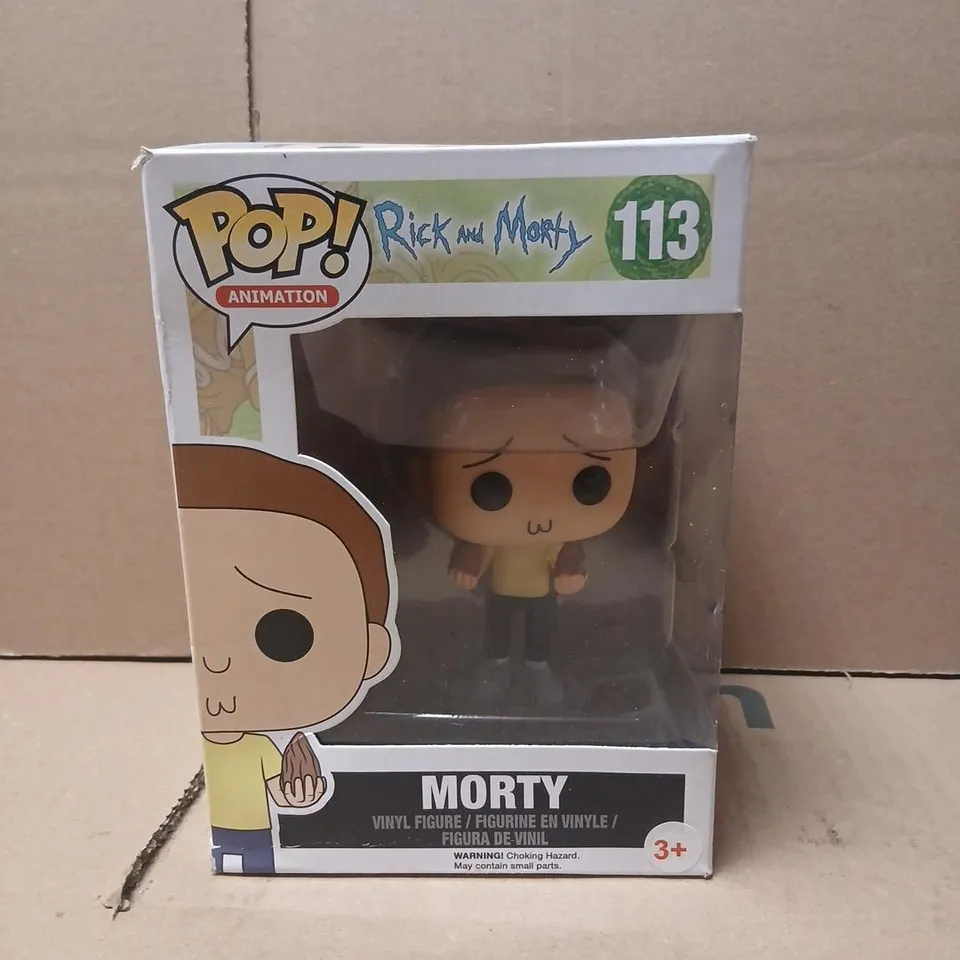 FUNKO POP! RICK AND MORTY MORTY VINYL FIGURE #113 – BOXED