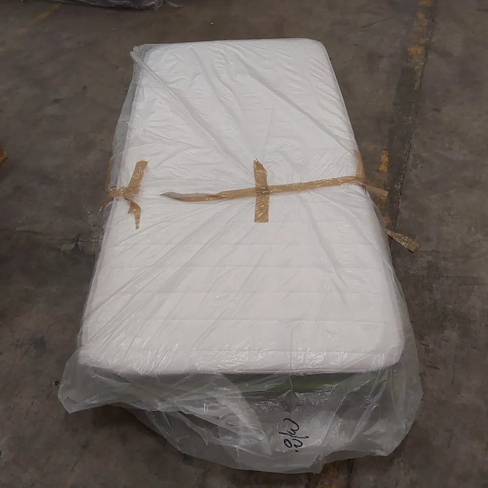 QUALITY BAGGED FUSION COMFORT MEMORY FOAM AND SPRING HYBRID SINGLE MATTRESS 