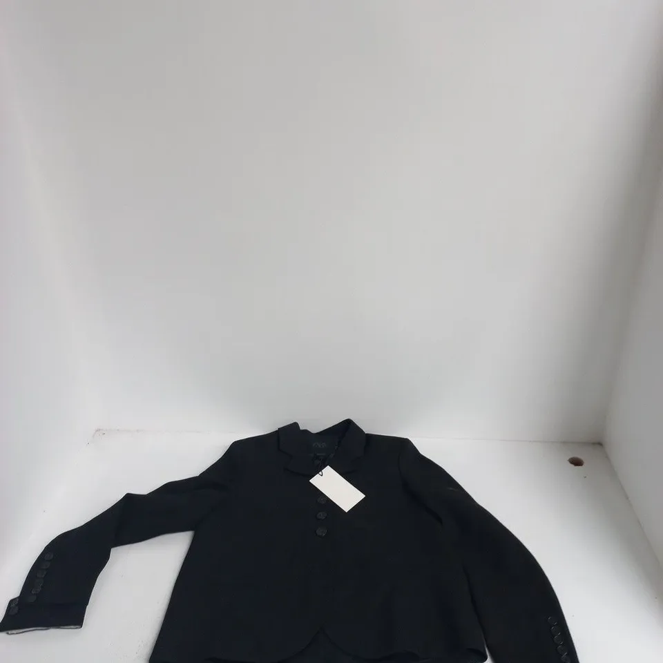 ZARA BLACK BLAZER – WOMEN'S, UK 8-10 (S) – MADE IN MOROCCO