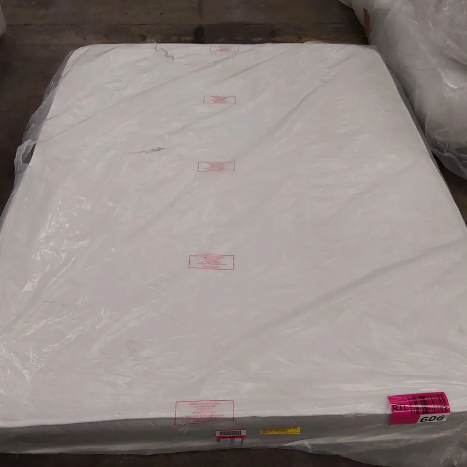 QUALITY BAGGED 5' KINGSIZE MEMORY FOAM SPRUNG OPEN COIL MATTRESS 
