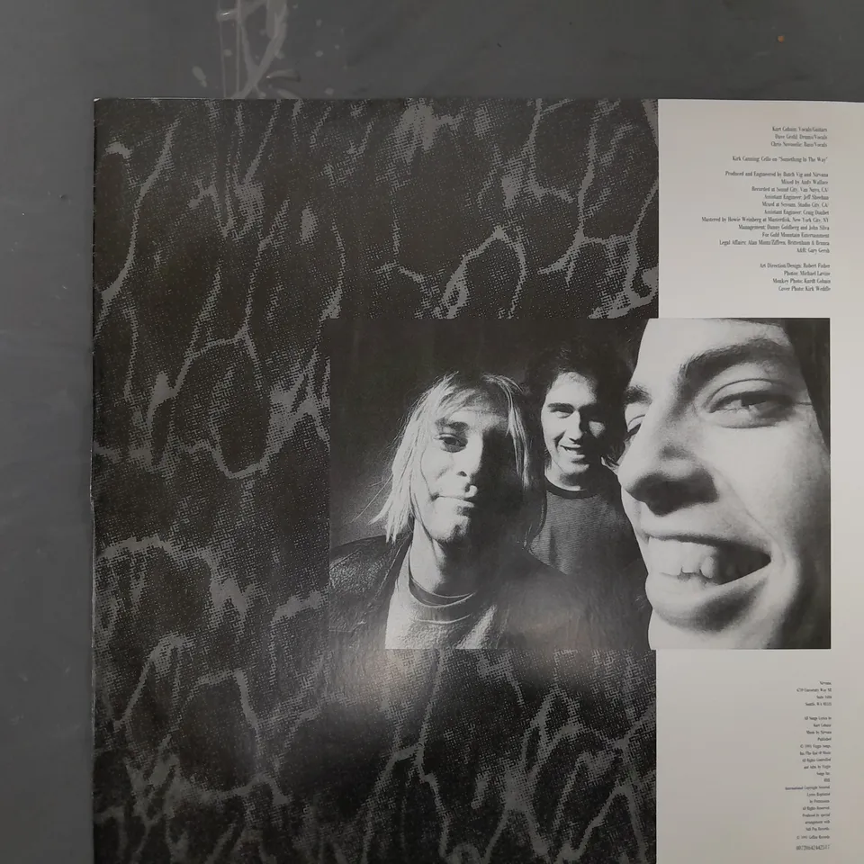 NIRVANA NEVERMIND VINYL 