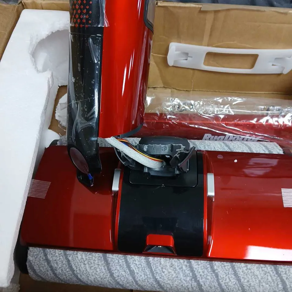BOXED RUGDOCTOR CORDLESS FLOOR CLEANER IN RED