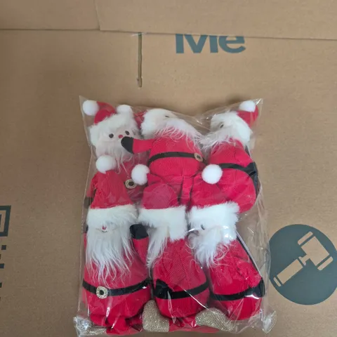 BOX OF APPROX 144 GISELA GRAHAM LONDON SANTA CLAUS SHELF SITTERS
