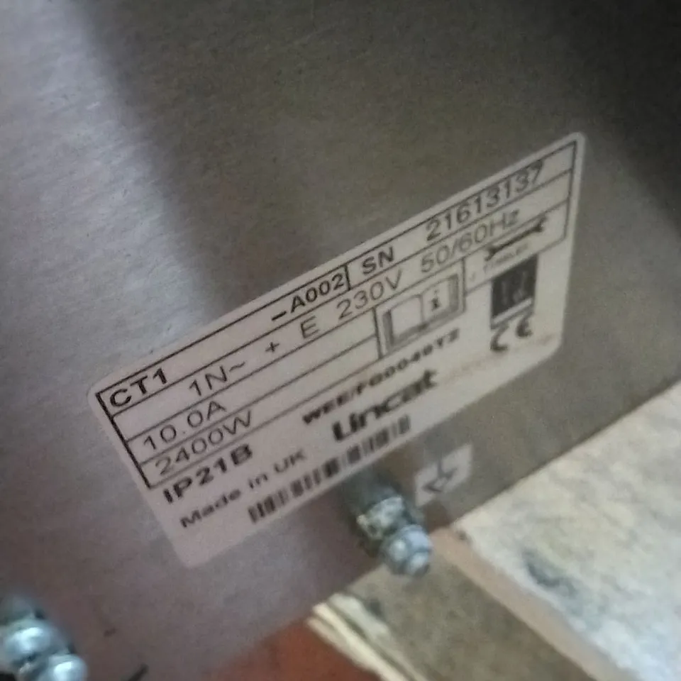 LINCAT CT1 CONVEYOR TOASTER