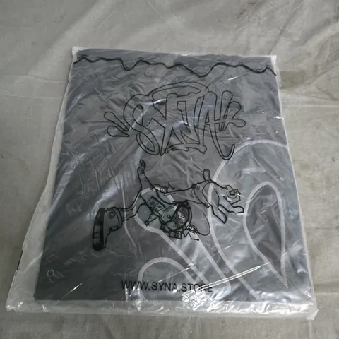 SYNA BLACK LOGO TOP SIZE M 