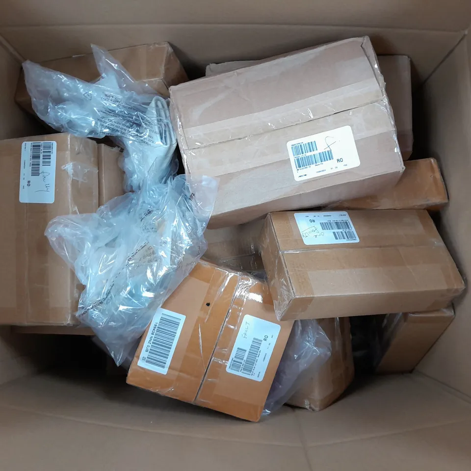 APPROXIMATELY 10 ASSORETD ITEMS TO INCLUDE CARD HOLDER, BATTERY POWERED LIGHT, DRESS, ETC