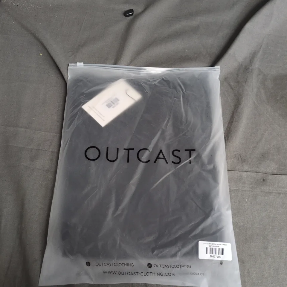 OUTCAST CAITLIN MINI DRESS BLACK – UK SIZE L