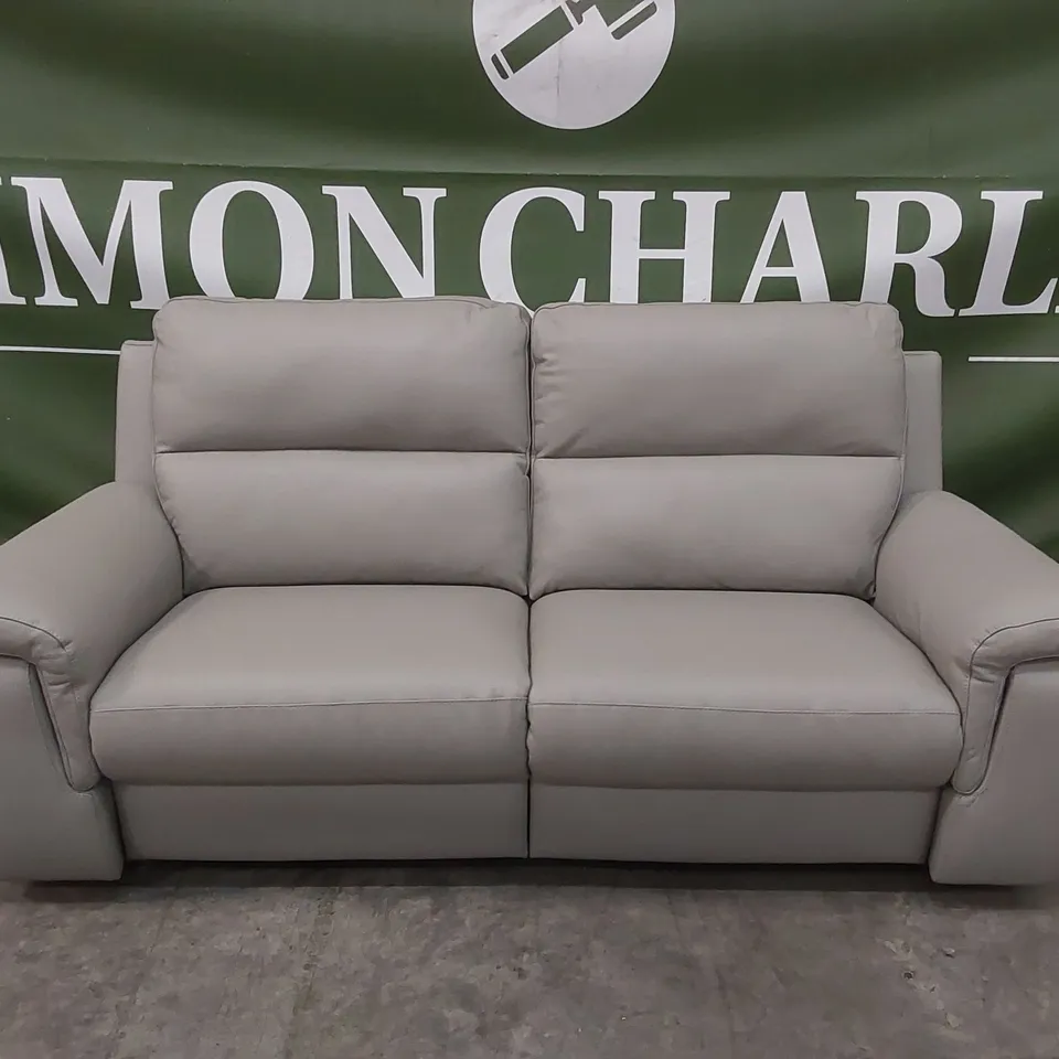QUALITY DESIGNER ITALIAN MADE 3 SEATER ELECTRIC RECLINER LEATHER SOFA