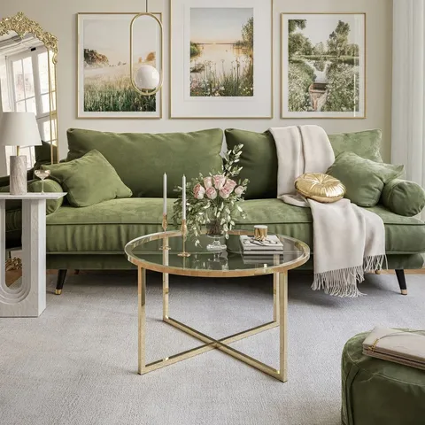 BOXED SWINSLEY CROSS LEGS COFFEE TABLE (1 BOX)