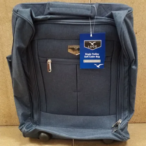 LUGG CABIN APPROVED LIGHTWEIGHT TRAVEL BAG WITH WHEELS - BLUE