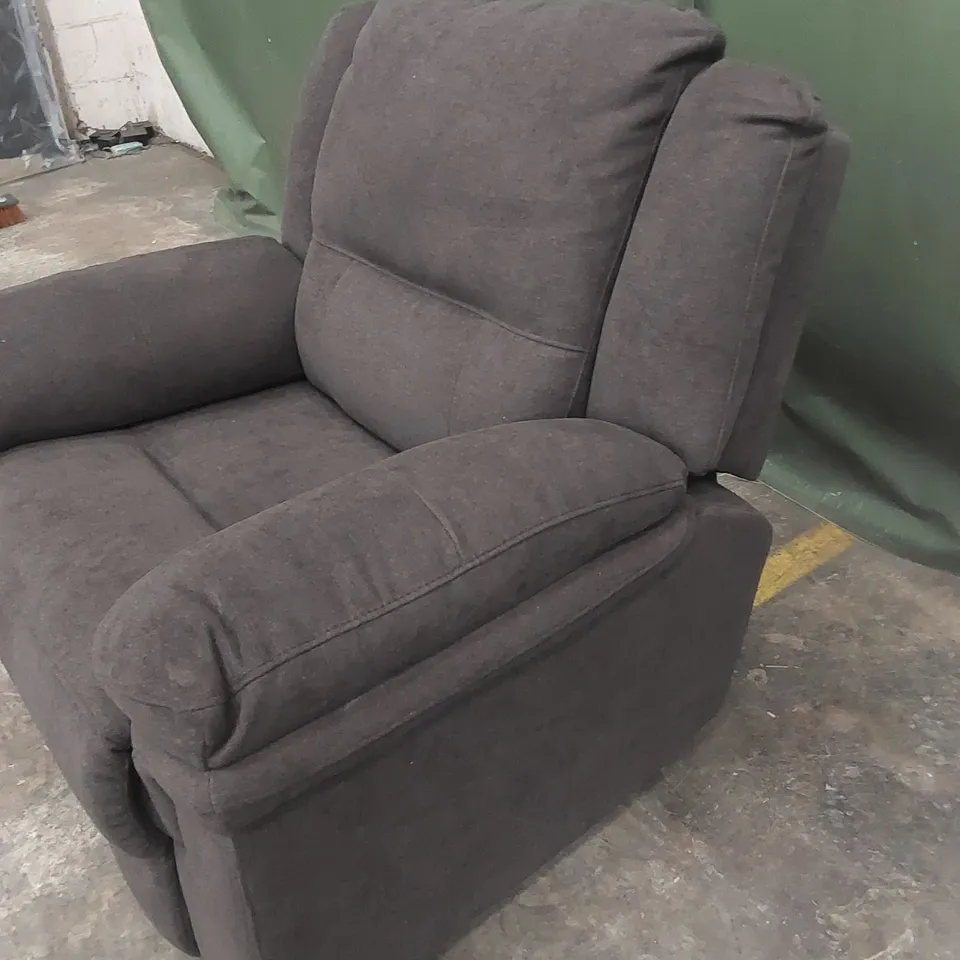 ALBION FABRIC HIGH BACK MANUAL RECLINER ARMCHAIR RRP £479