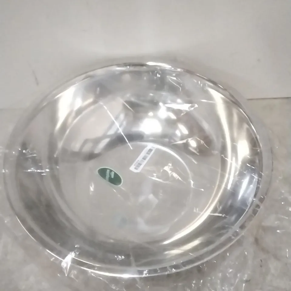 PACKAGED LARGE METAL DEEP BOWL