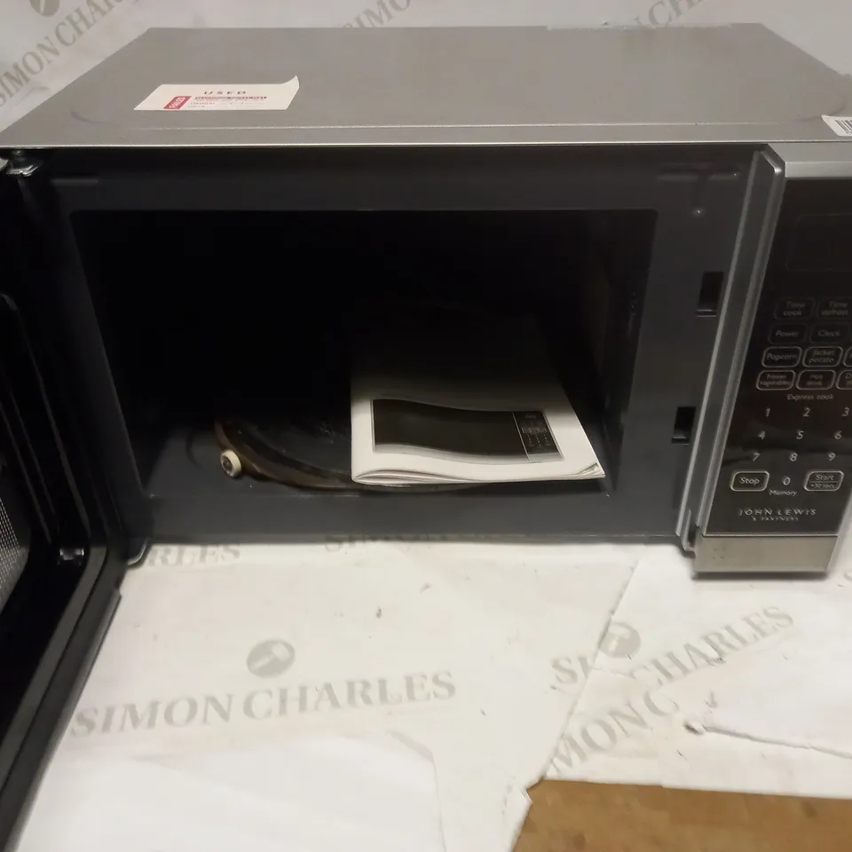 JOHN LEWIS MICROWAVE OVEN 