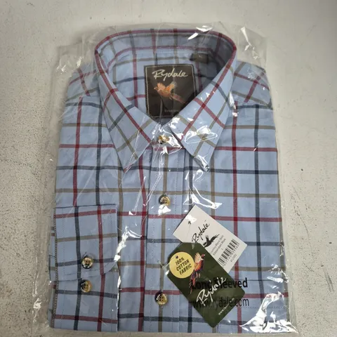 BAGGED RYDALE COUNTRY MENS SHIRT EBBERSTON BLUE – UK SIZE L