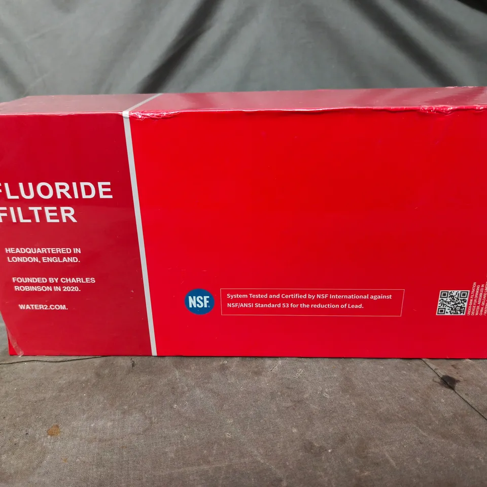 WATER2 FLUORIDE FILTER – BOXED REPLACEMENT CARTRIDGE