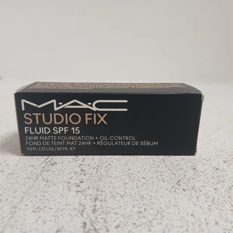 MAC STUDIO FIX FLUID SPF 15 FOUNDATION – 30 ML, BOXED