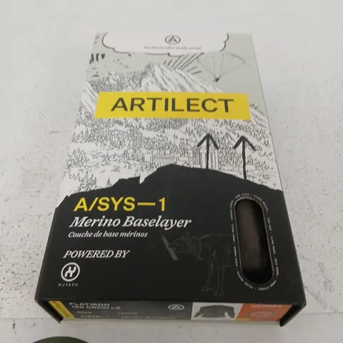 ARTILECT A/SYS-1 MERINO BASELAYER FLATIRON 185 CREW LS – MEN'S XL