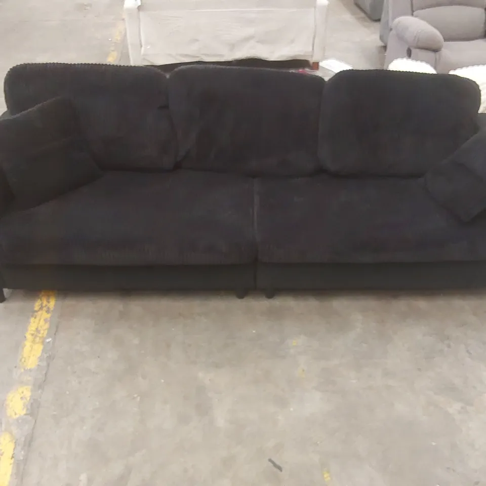 QUALITY DESIGNER CORDUROY 4 SEATER SOFA