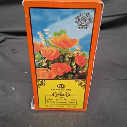 BOXED CROWN PERFUMES BAKHOUR PERFUME SPRAY 35ML