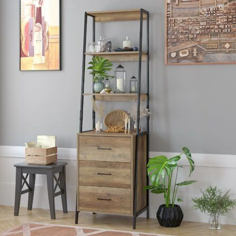 BOXED STANSBURY LADDER BOOKCASE
