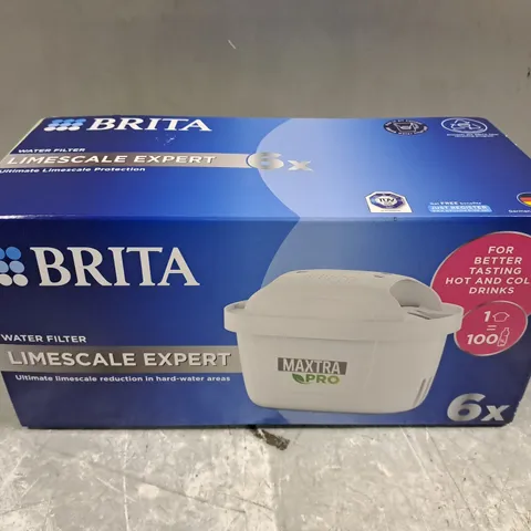 BOXED AND SEALED BRITA WATER FILTER LIMESCALE SET (6 IN BOX)