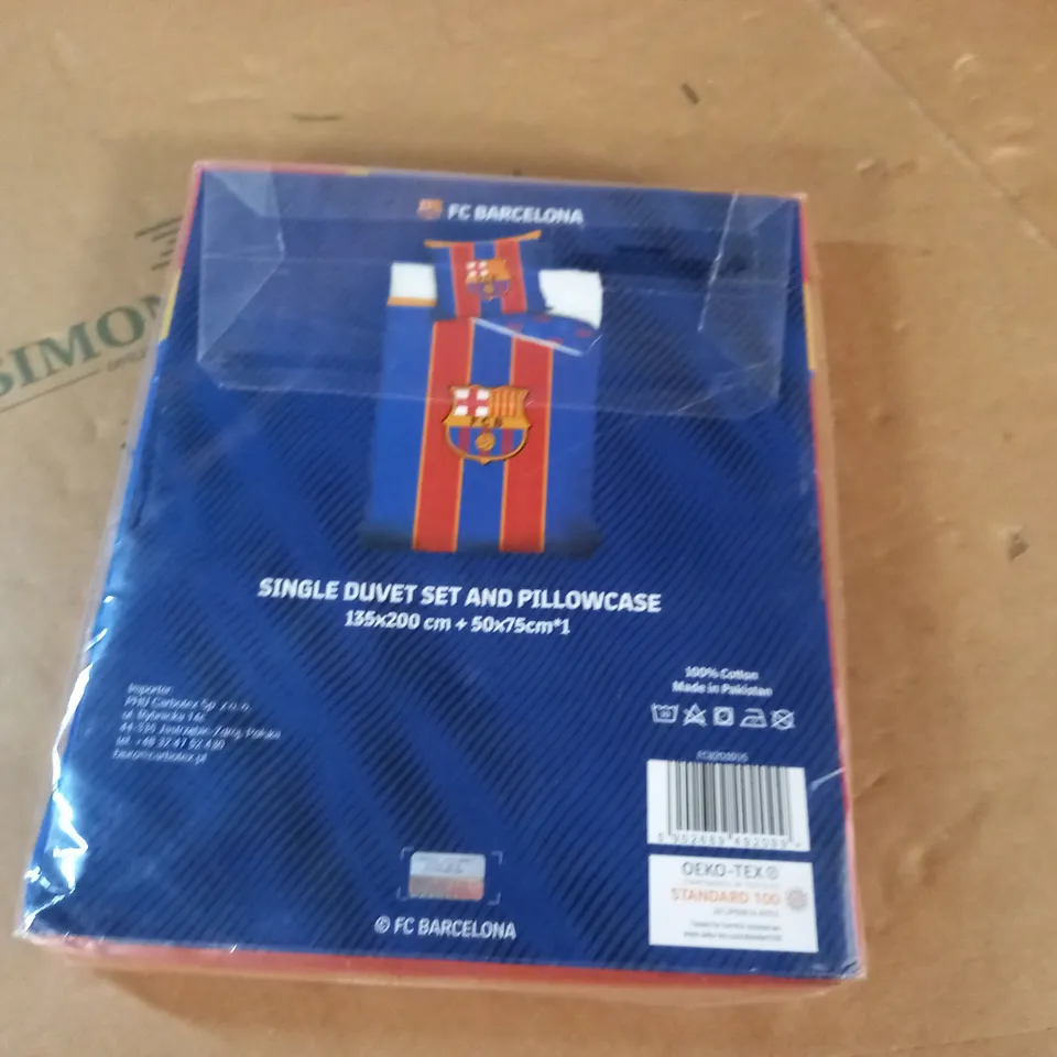 F.C.BARCELONA SINGLE DUVET SET 