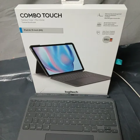 LOGITECH COMBO TOUCH KEYBOARD CASE FOR IPAD AIR  13" (M2) – BOXED