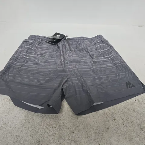 MONTIREX TRAIL SWIM SHORT - ASPHALT/PLATINUM GREY, UK SIZE L