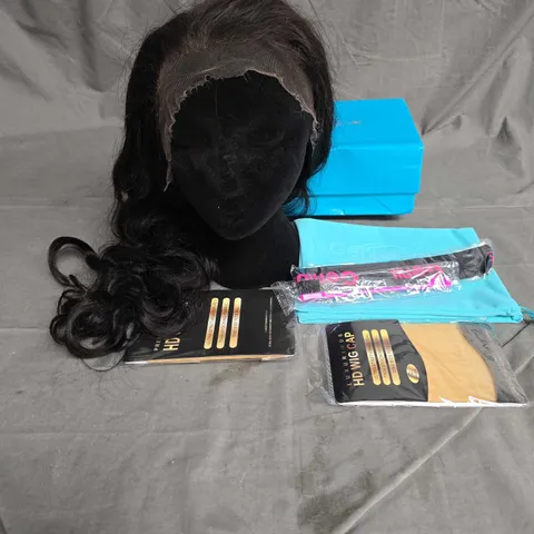 BOXED GENIUS WIGS LACE FRONT IN DARK BROWN CURL