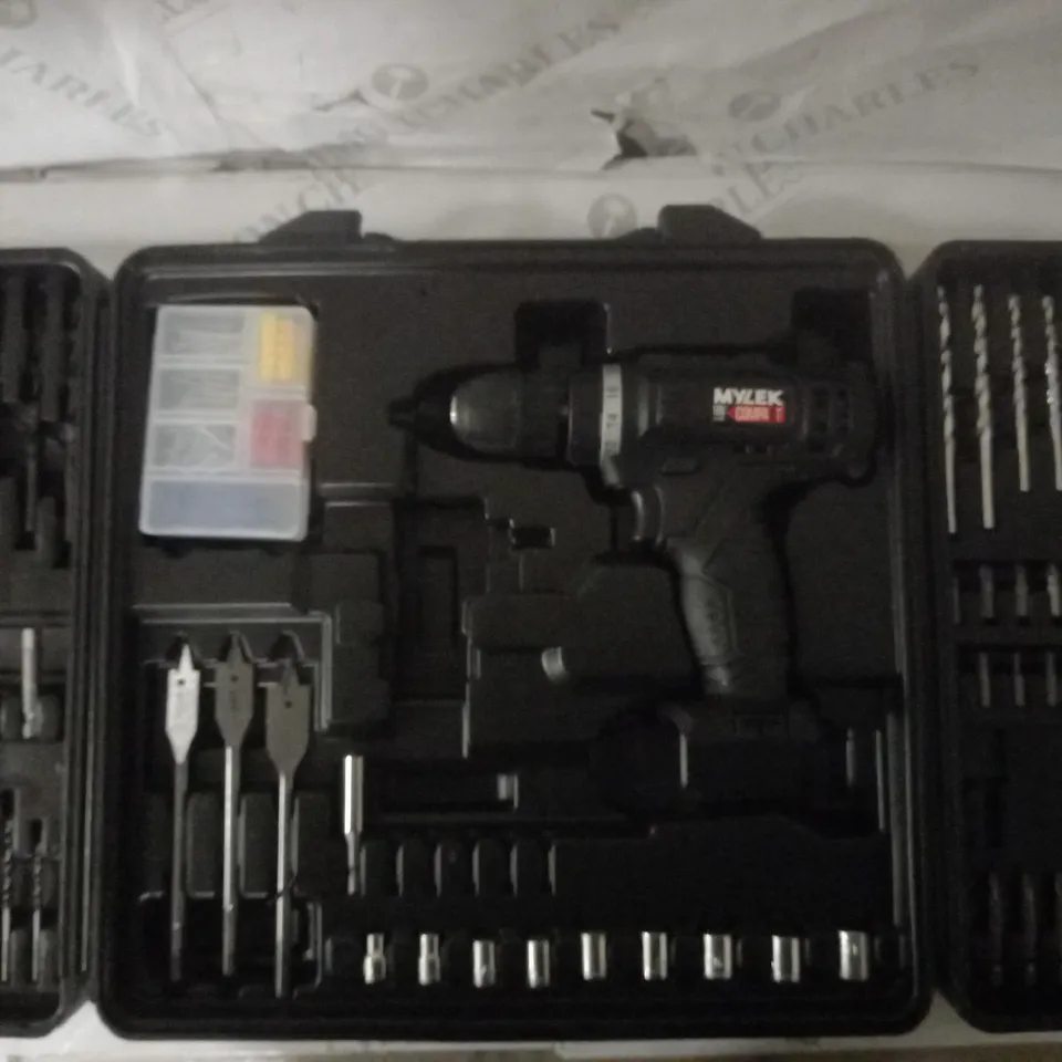 MYLEK MYBMC092 18V CORDLESS DRILL ELECTRIC SCREWDRIVER DIY COMBI SET