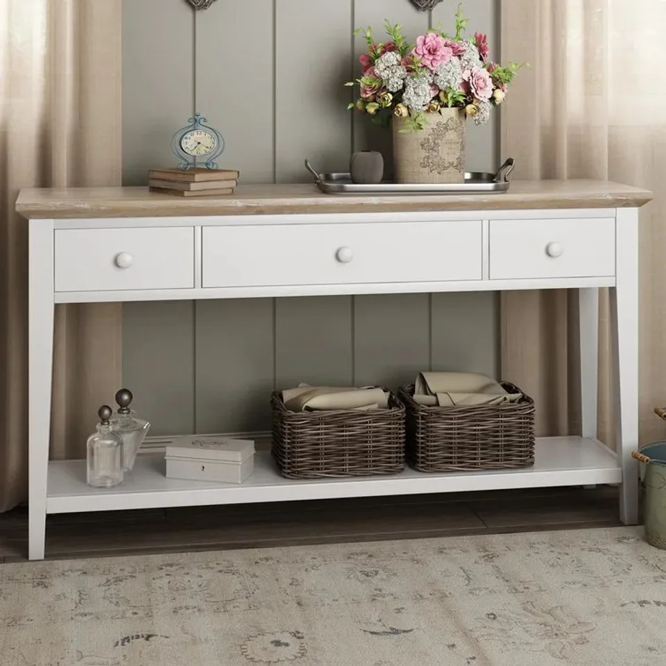 BOXED BAYOU 143CM CONSOLE TABLE 