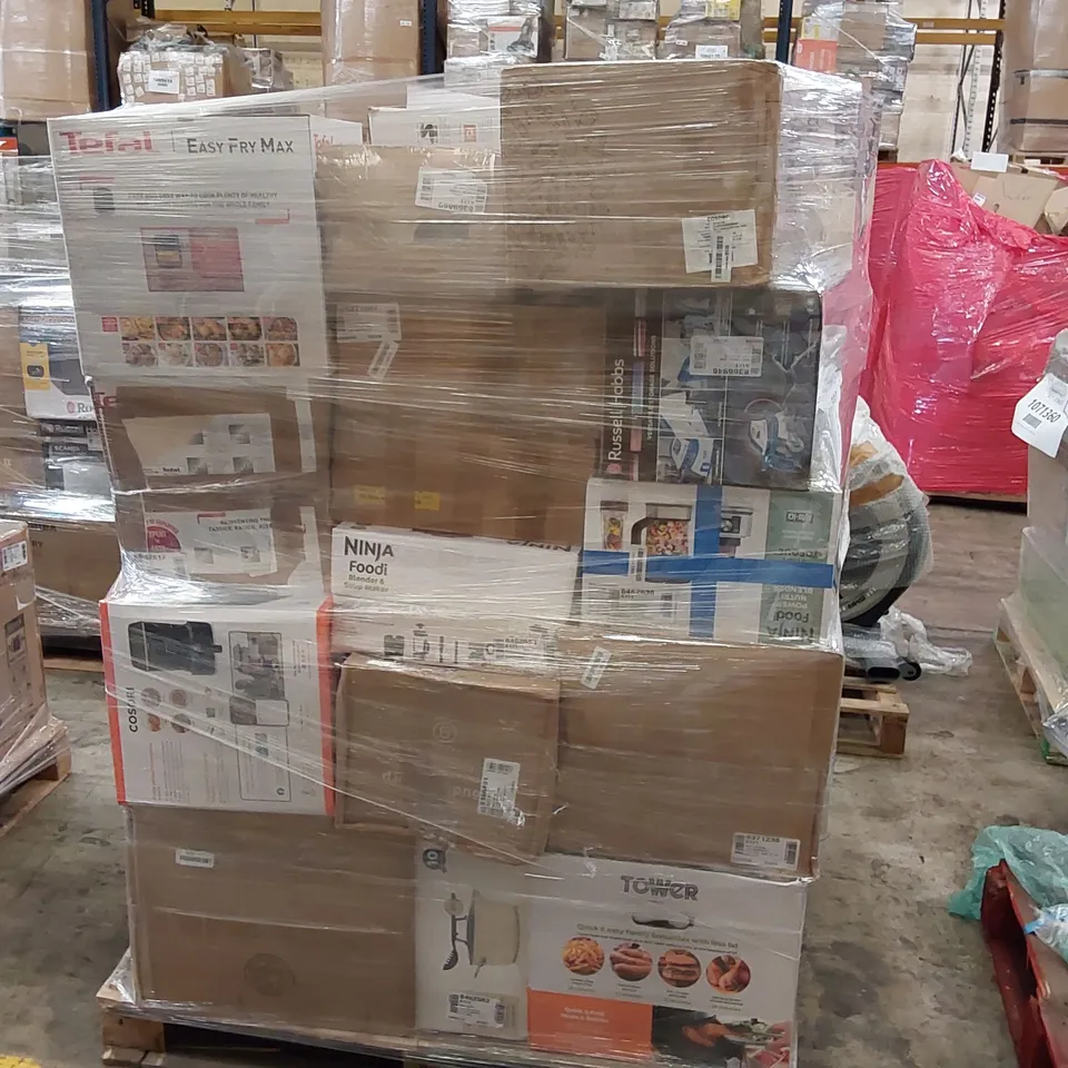 PALLET OF APPROXIMATELY 32 UNPROCESSED RAW RETURN HOUSEHOLD AND ELECTRICAL GOODS TO INCLUDE;