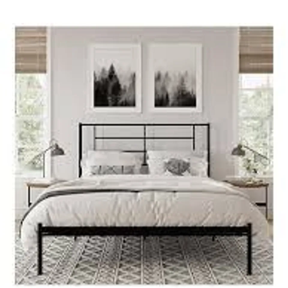 BOXED DOREL HOME JENSEN METAL SINGLE BED (1 BOX)