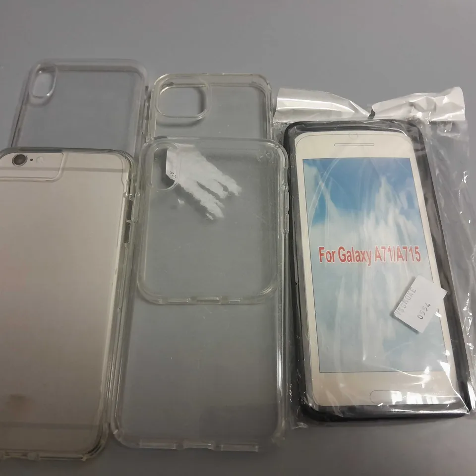 LOT OF 5 ASSORTED PHONE CASES