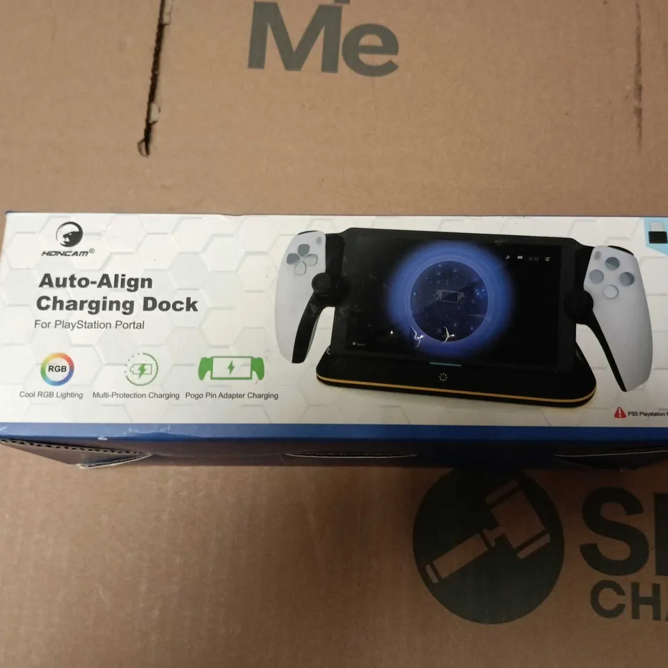 AUTO-ALIGN CHARGING DOCK FOR PLAYSTATION PORTAL – POGO PIN USB DOCK (BOXED)