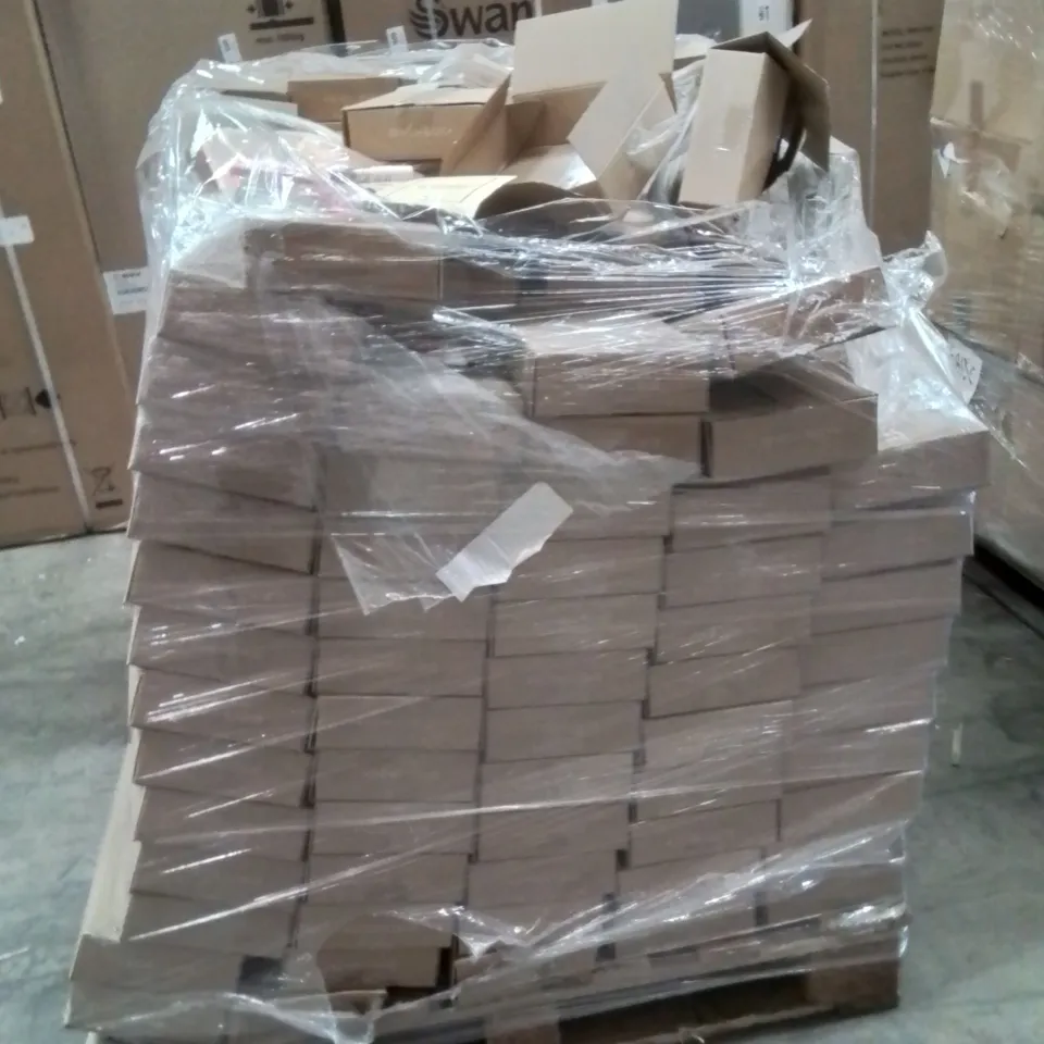 PALLET CONTAINING A LARGE QUANTITY OF BIRCHBOX BEAUTY PRODUCTS TO INCLUDE;MARCELLE FACE CREAM,LASHES,SHAMPOO BAR,HYDRA REPLENISHING BOOSTER APPROXIMATELY 150 BOXES