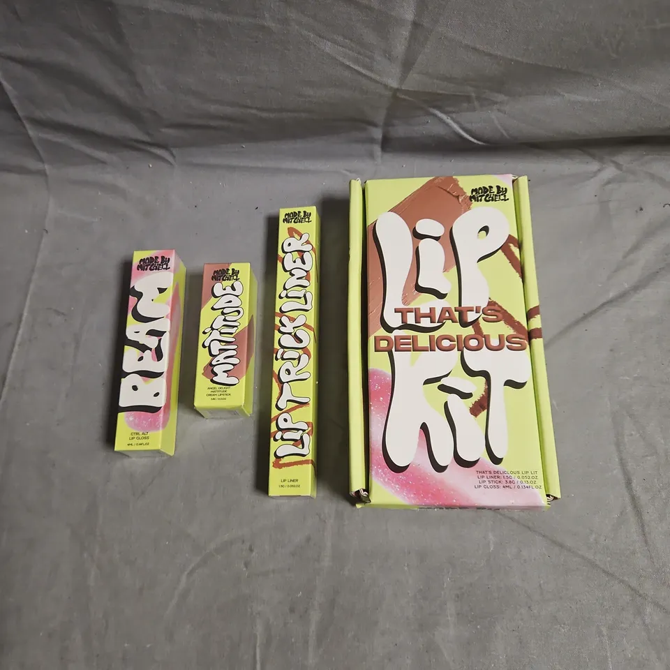 BOXED MADE BY MITCHELL 3PCE THAT'S DELICIOUS LIP KIT