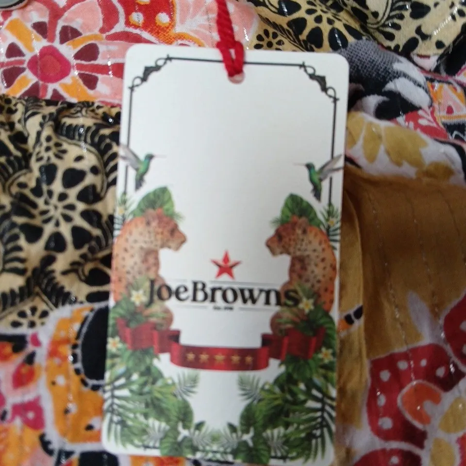 JOE BROWNS PATCHWORK QUILTED DRESS – WOMEN'S SLEEVELESS MULTICOLOURED - UK SIZE 18