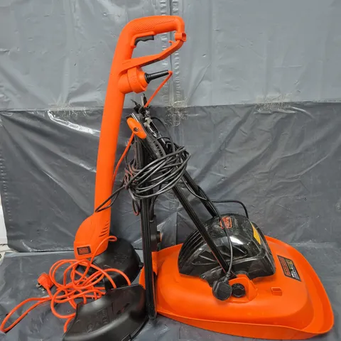 BOXED BLACK & DECKER 1200W HOVER MOWER + GL250 250W STRIMMER TWINPACK