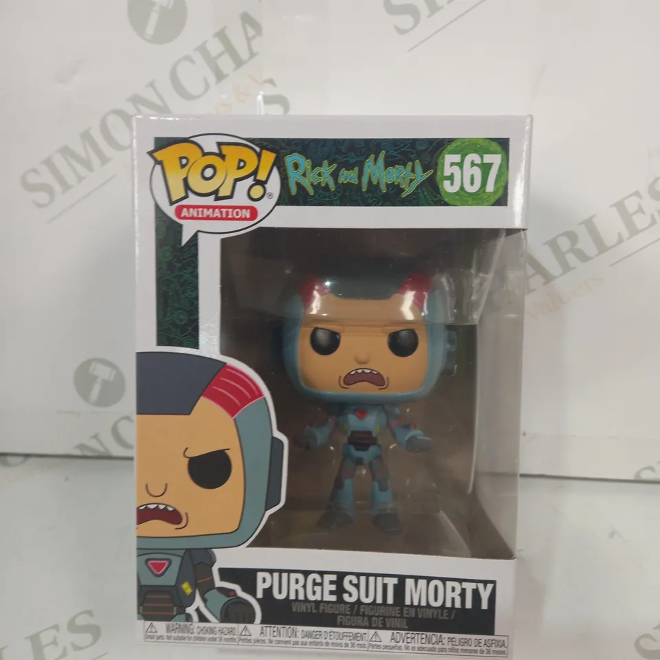 FUNKO POP ANIMATION RICK AND MORTY (567) - PURGE SUIT MORTY VINYL FIGURE
