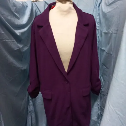 MINT LIMIT PURPLE WOMEN'S BLAZER – UK SIZE XL