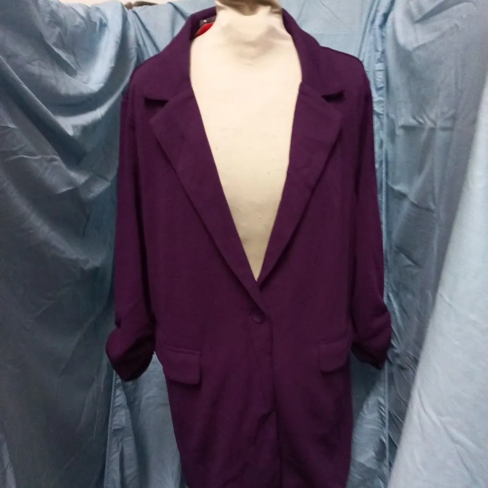 MINT LIMIT PURPLE WOMEN'S BLAZER – UK SIZE XL