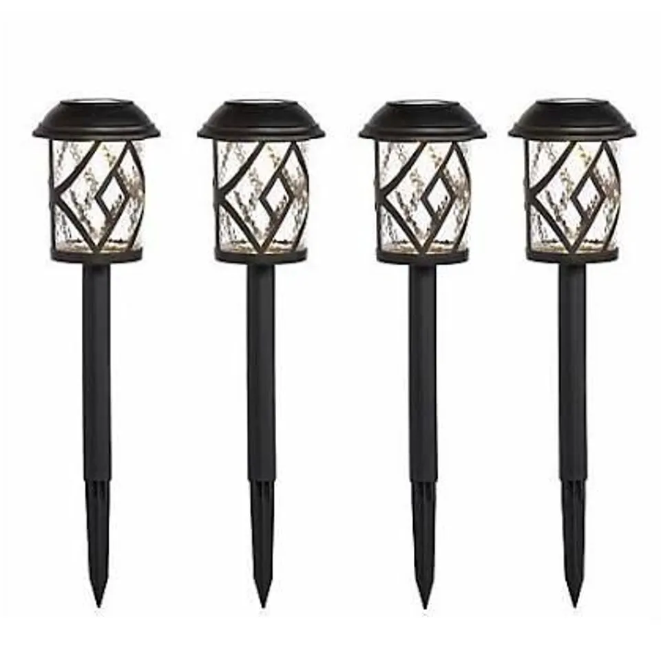 LUXFORM SET OF 4 SOLAR STAKE LIGHTS