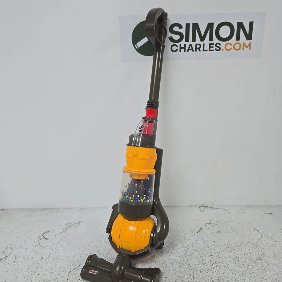 DYSON TOY VACUUM CLEANER – YELLOW/GREY, AS PICTURED