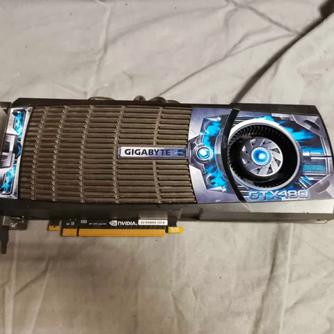 GIGABYTE GEFORCE GTX 480 GRAPHICS CARD – PCIE, DUAL‑SLOT COOLER