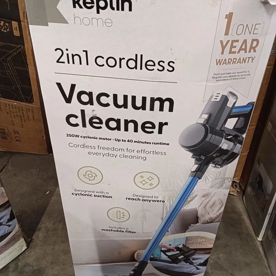BOXED KEPLIN 2IN1 CORDLESS VACUUM CLEANER 