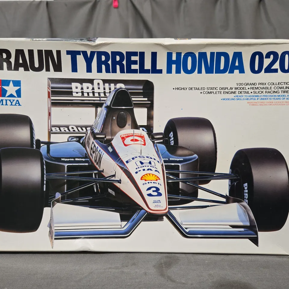 TAMIYA BRAUN TYRRELL HONDA 020 1/20 SCALE GRAND PRIX COLLECTION MODEL KIT